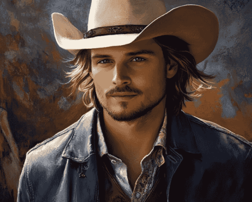 Luke Grimes Cowboy Diamond Painting