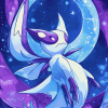 Lunala Pokemon Animation Diamond Painting