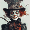 Mad Hatter Wonderland Art Diamond Painting