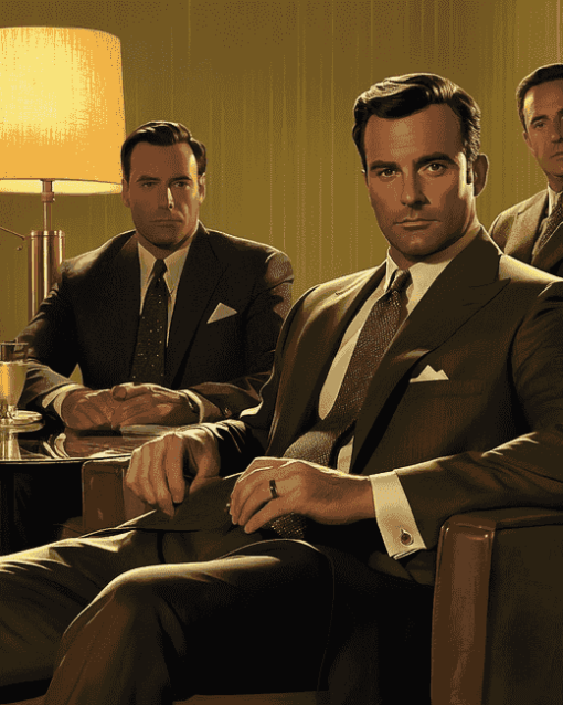 Mad Men Iconic Characters Diamond Painting