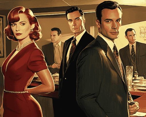 Mad Men Series Diamond Painting