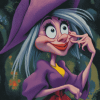 Madam Mim Disney Magic Diamond Painting