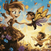 Magic Fairies Cartoon Diamond Painting