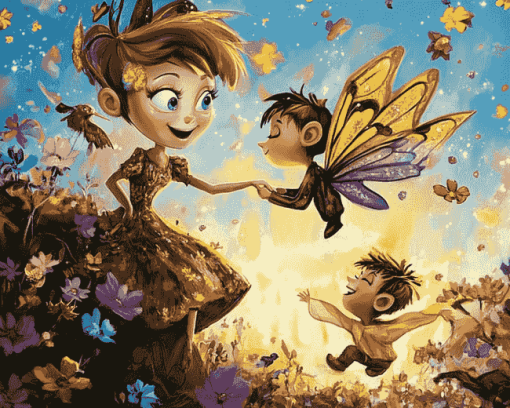 Magic Fairies Cartoon Diamond Painting