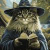 Magical Beard Cat Diamond Painting