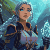 Magical Jaina Proudmoore Warcraft Diamond Painting