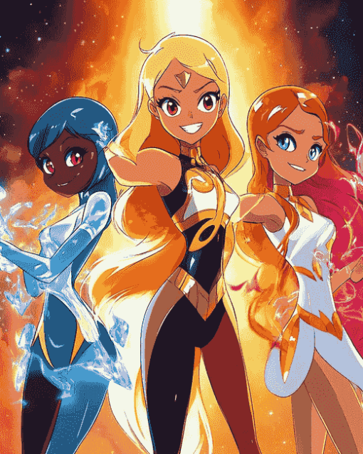 Magical Lolirock Girls Diamond Painting