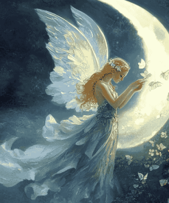 Magical Moon Fairy Diamond Painting