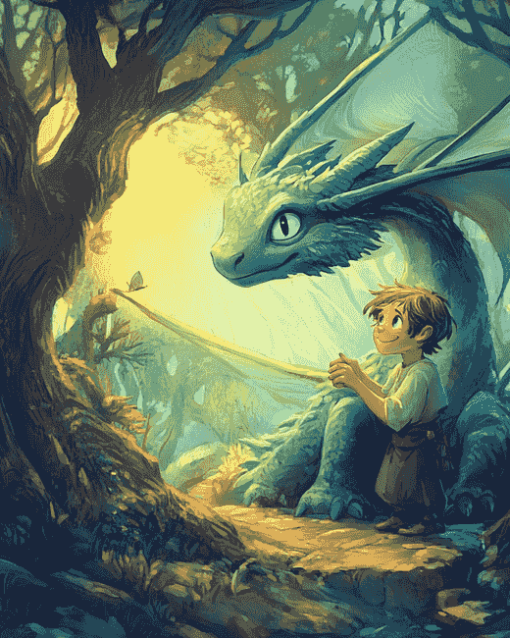 Magical Pete's Dragon Diamond Painting