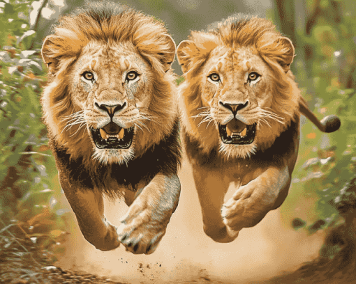 Majestic Lion Wildlife Diamond Painting