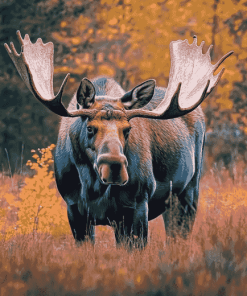 Majestic Moose Wildlife Diamond Painting