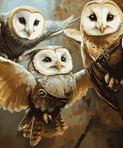 Majestic Owl Birds Diamond Painting