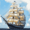 Majestic Rigged Ship Diamond Painting