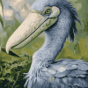 Majestic Shoebill Diamond Painting