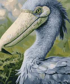 Majestic Shoebill Diamond Painting