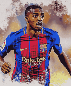 Malcom FC Barcelona Star Diamond Painting