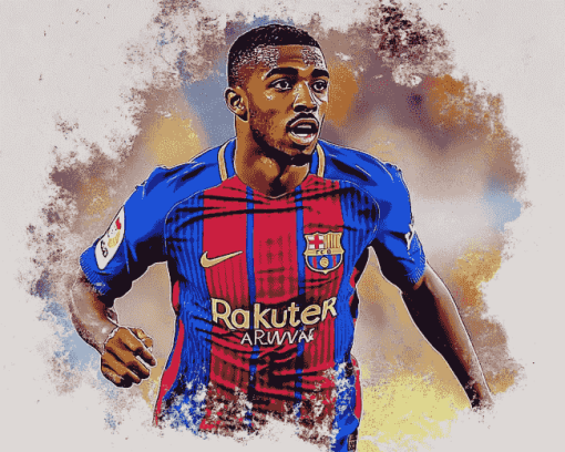 Malcom FC Barcelona Star Diamond Painting