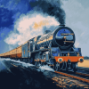 Mallard Steam Engine Diamond Painting