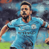 Man City Bernardo Silva Diamond Painting