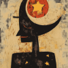 Man Moon Stars Rufino Tamayo Diamond Painting