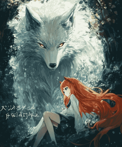 Manga Anime Spice And Wolf Diamond Painting