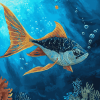 Mantary Fish Diamond Painting