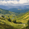 Maramures Mountain Scenery Diamond Painting