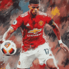 Marcus Rashford Famous Football Diamond Painting