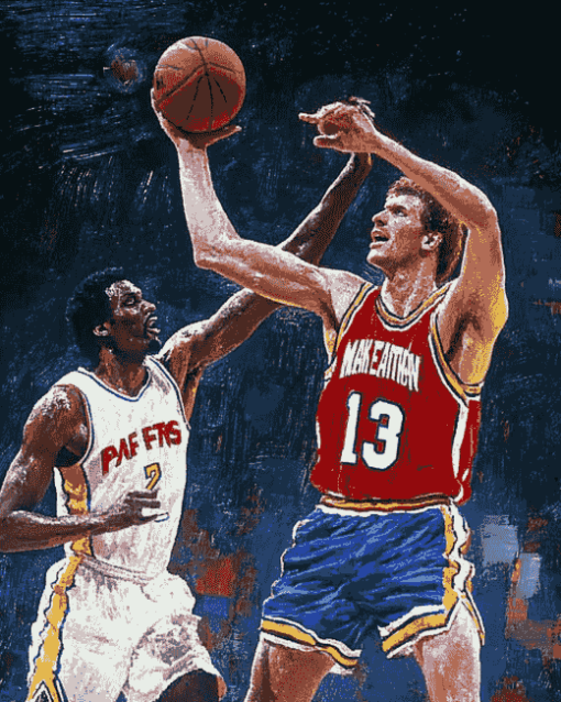 Mark Eaton Famous Basketball Player Diamond Painting