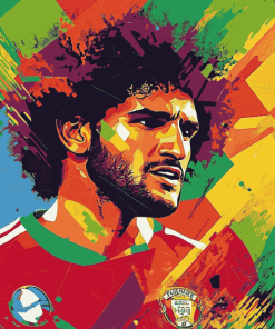 Marouane Fellaini Football Icon Diamond Painting