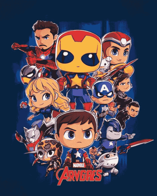 Marvel Avengers Baby Heroes Diamond Painting