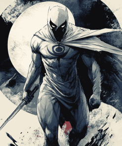 Marvel Moon Knight Superhero Diamond Painting