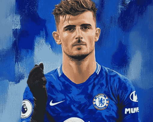 Mason Mount The Chelsea Star Diamond Painting