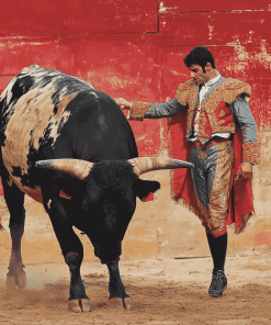 Matador Bullfight Enthralling Scene Diamond Painting