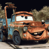 Mater Cars Animation Diamond Painting