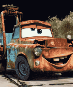 Mater Cars Animation Diamond Painting