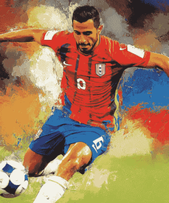 Mauricio Isla Soccer Star Diamond Painting