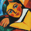 Max Pechstein Woman Abstract Diamond Painting