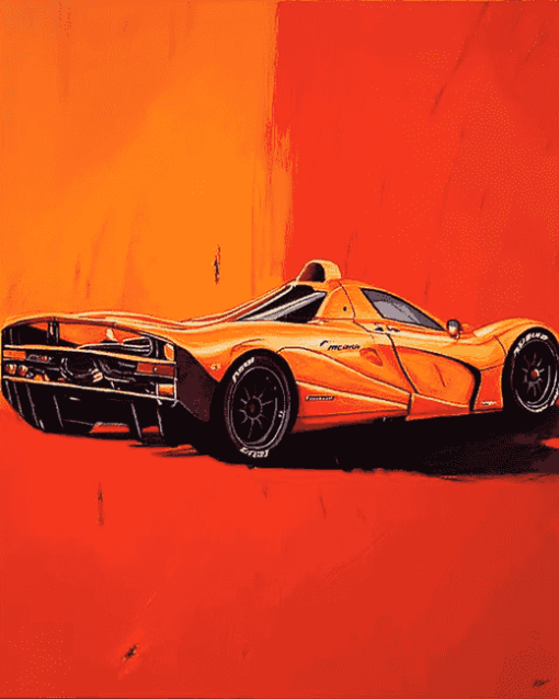 McLaren F1 Racing Car Diamond Painting