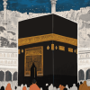 Mecca Black Kaaba Diamond Painting