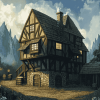 Medieval Inn Adventure Diamond Painting