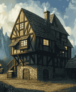 Medieval Inn Adventure Diamond Painting