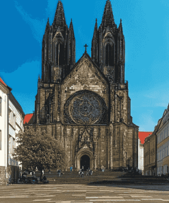 Meissen Cathedral Architecture Diamond Painting