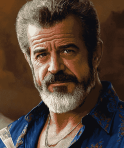 Mel Gibson Iconic Celebrity Diamond Painting