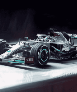 Mercedes F1 Car Racing Diamond Painting