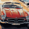 Mercedes SL 300 Classic Diamond Painting