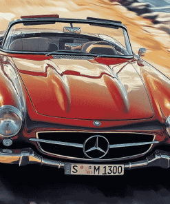 Mercedes SL 300 Classic Diamond Painting