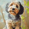 Merle Labradoodle Puppies Diamond Painting