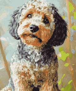 Merle Labradoodle Puppies Diamond Painting