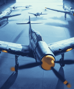 Messerschmitt Bf 109 Aircraft Diamond Painting